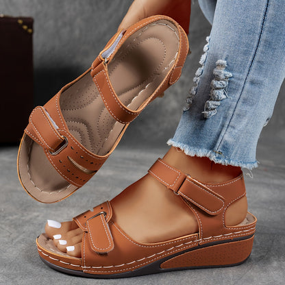 Célima™ - Sandalias Ortopédicas de Piel con Suela Ergonómica