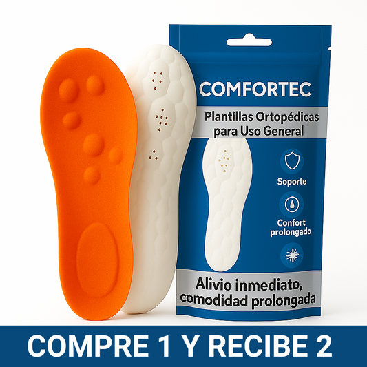 Plantilla Ortopédica con Masaje – ComforTec [COMPRE 1 Y RECIBA 2 + Regalo Exclusivo]
