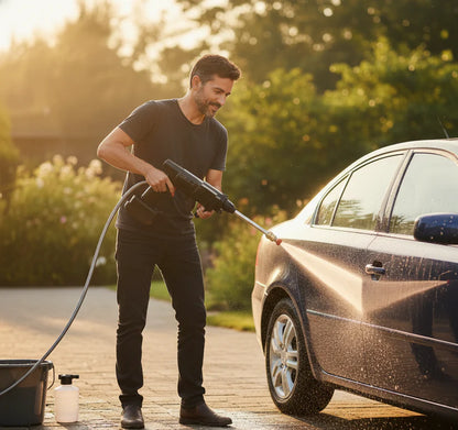 Hidrolavadora Portátil con Dos Baterías