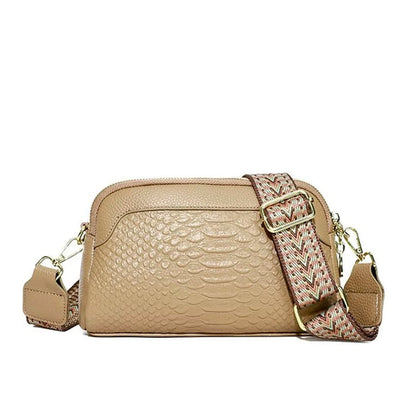 Nathalie™ | Bolso de Cuero con Estilo Cocodrilo
