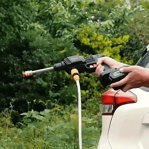 Hidrolavadora Portátil con Dos Baterías